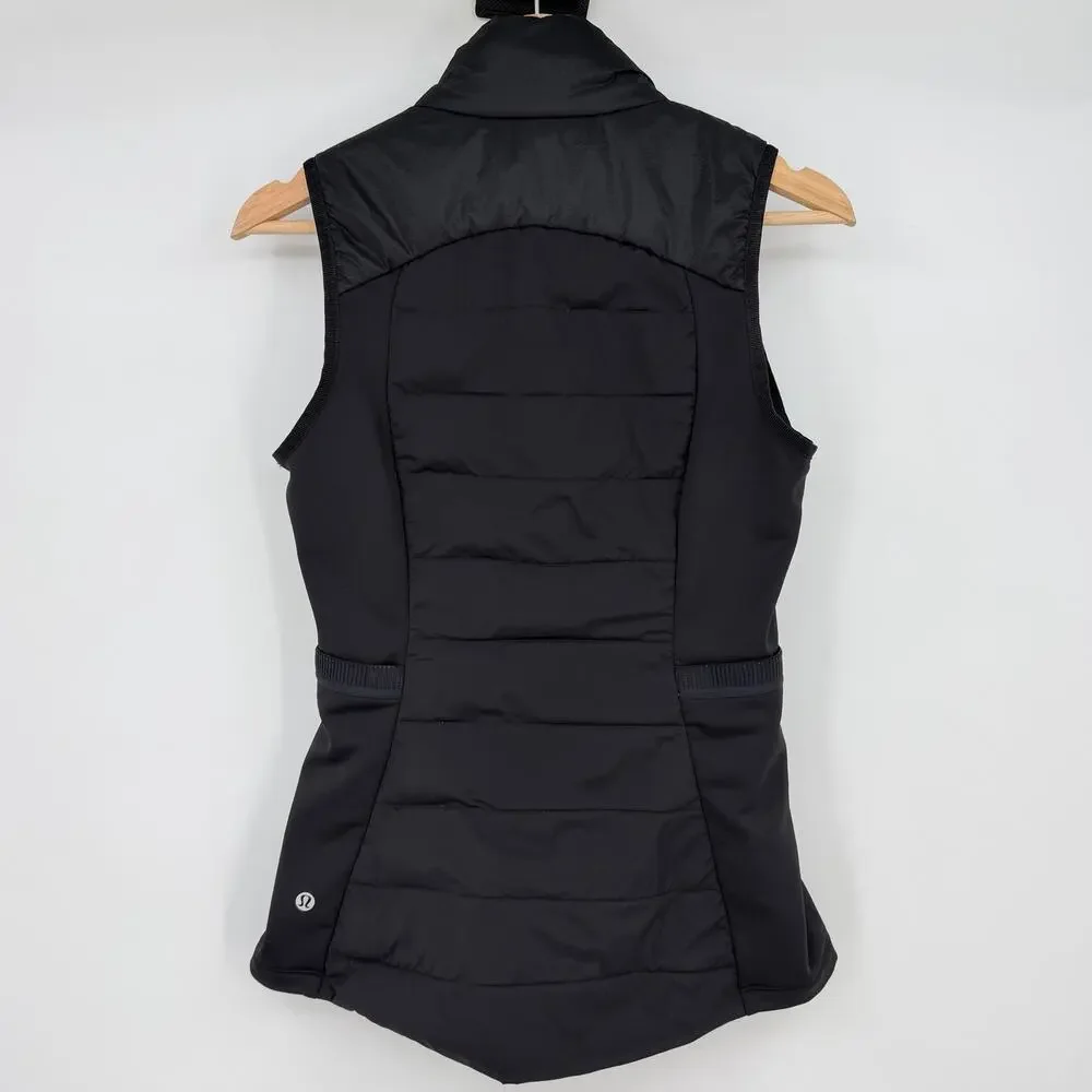 Lululemon | Down For It All Women's Black Lightweight Goose Puffer Vest 4